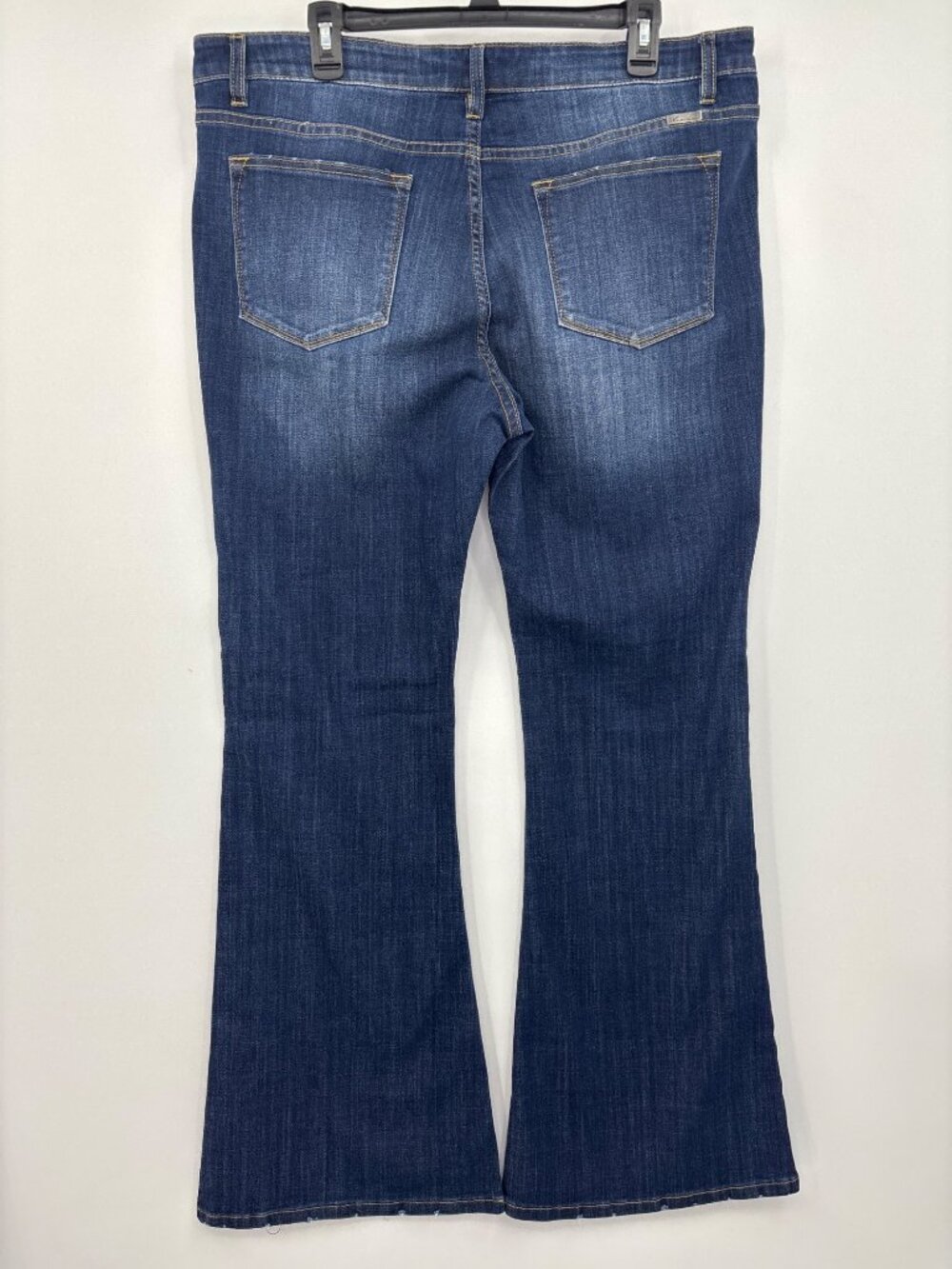 Kancan Bootcut Flare Jean Mid Rise Jean Dark Wash Blue Size 3XL NEW - Picture 5 of 6